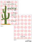 Little Lamb - Valentine's Day Exchange Cards (Prickly Cactus)